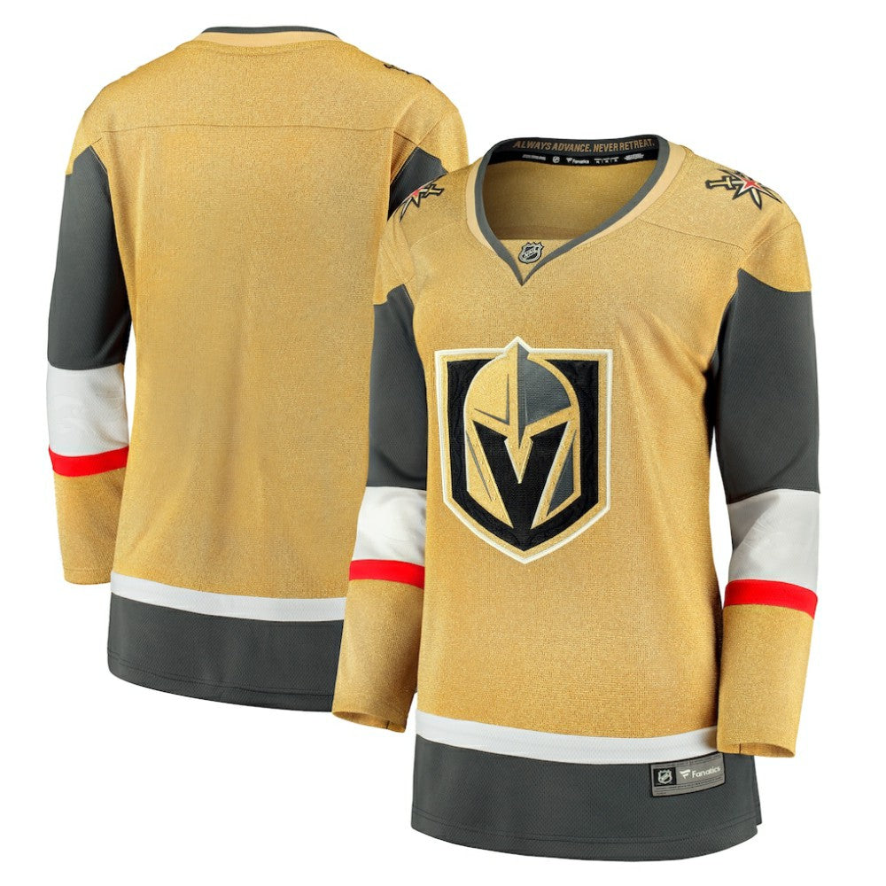 NHL Gold Vegas Golden Knights Fanatics Women's Home Breakaway Jersey