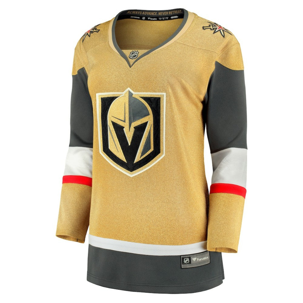 NHL Gold Vegas Golden Knights Fanatics Women's Home Breakaway Jersey