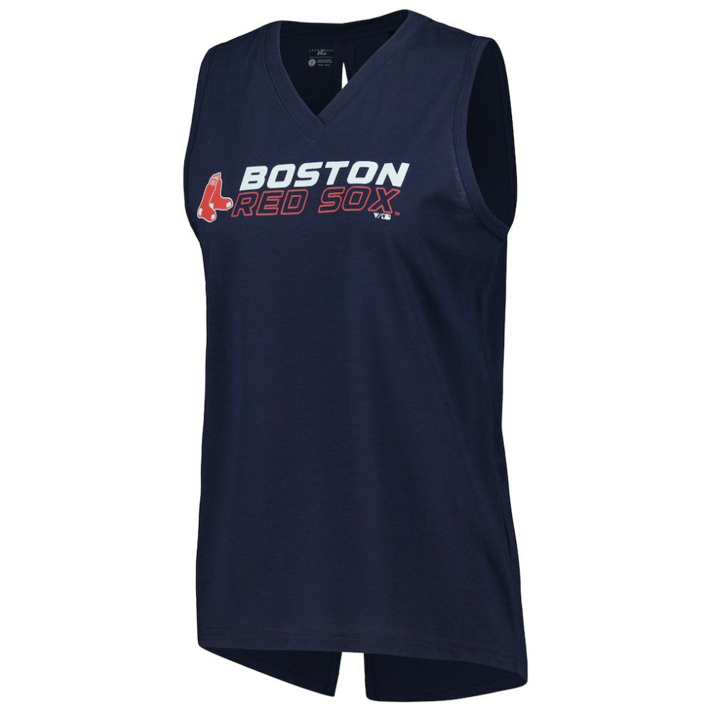MLB Boston Red Sox Levelwear Women's Paisley Chase V-Neck Tank Top