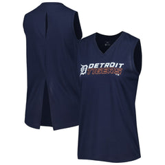 MLB Detroit Tigers Levelwear Women's Paisley Chase V-Neck Tank Top