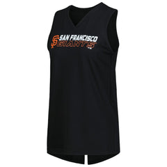 MLB San Francisco Giants Levelwear Women's Paisley Chase V-Neck Tank Top