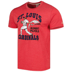 MLB Albert Pujols St. Louis Cardinals Homage Illustration Tri-Blend T-Shirt