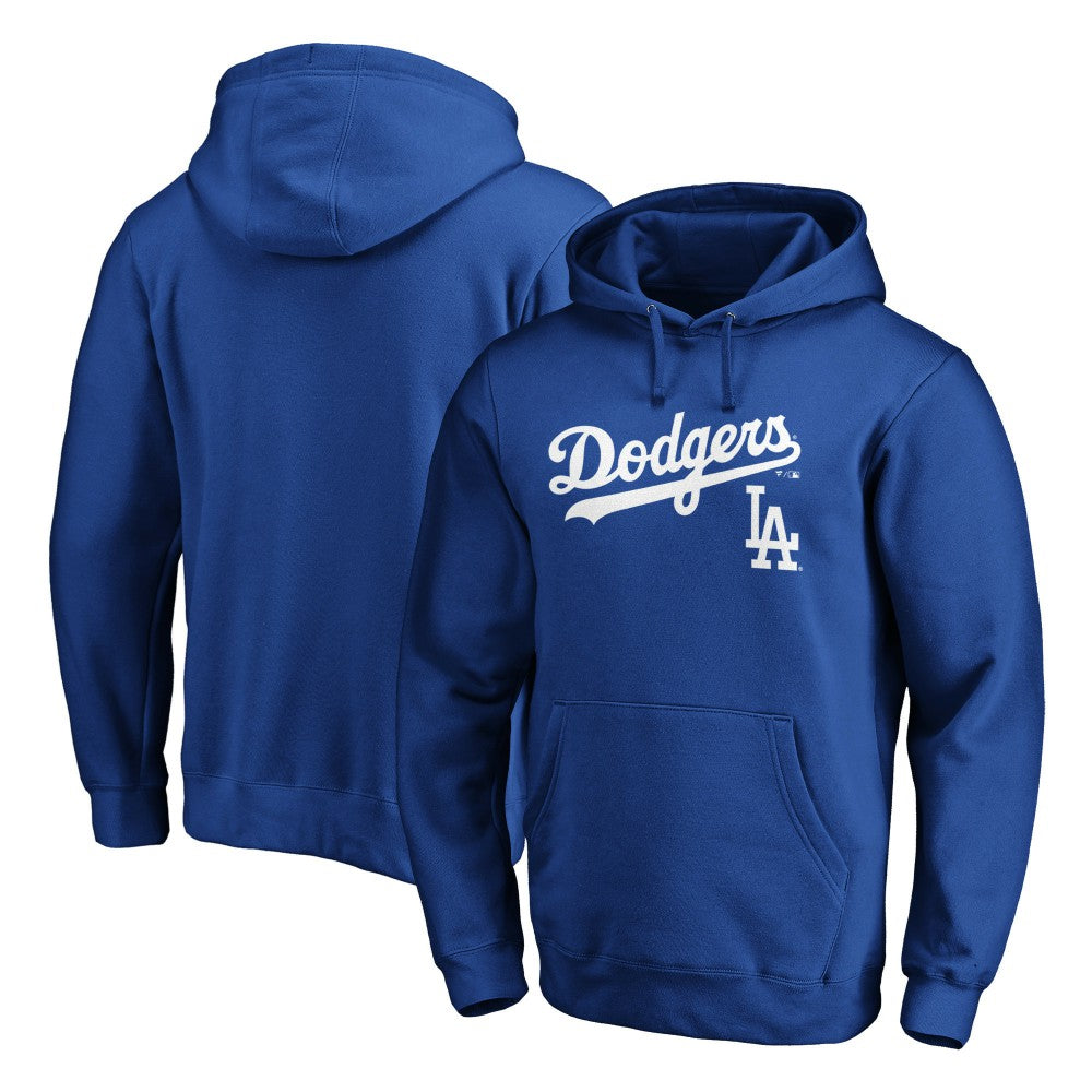 MLB Los Angeles Dodgers Team Lock Up Logo Pullover Hoodie