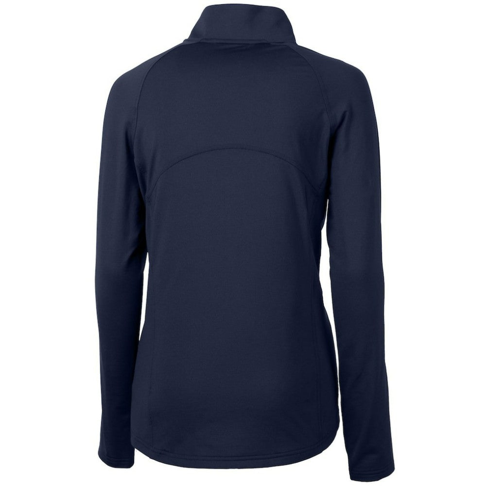 MLB Minnesota Twins Cutter & Buck Women's Adapt Eco Knit Stretch Half-Zip Logo Pullover Top