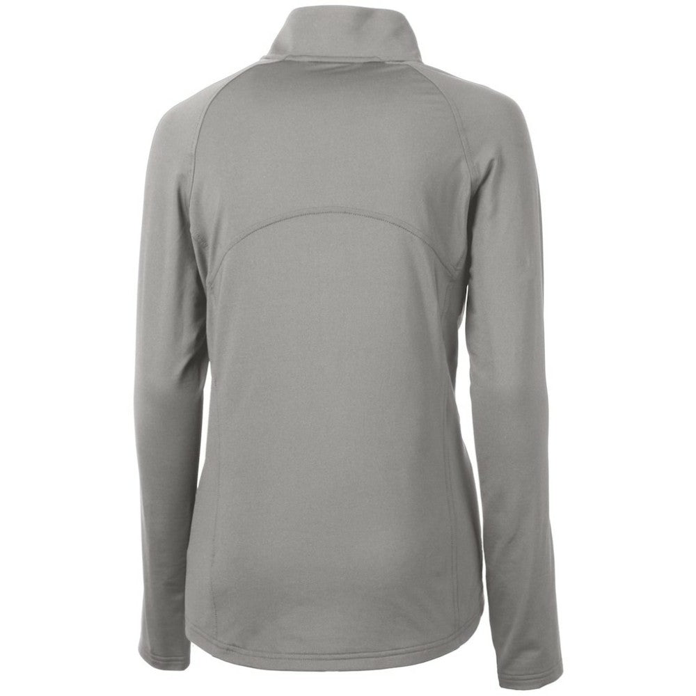 MLB Minnesota Twins Cutter & Buck Women's Adapt Eco Knit Stretch Half-Zip Logo Pullover Top