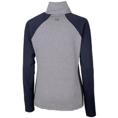 MLB Minnesota Twins Cutter & Buck Women's DryTec Forge Tonal Stripe Stretch Half-Zip Top