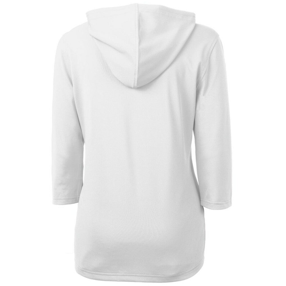 MLB Minnesota Twins Cutter & Buck Women's DryTec Virtue Eco Pique Recycled Half-Zip Pullover Hoodie Top