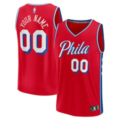 NBA Philadelphia 76ers Youth Fast Break Replica Custom Jersey