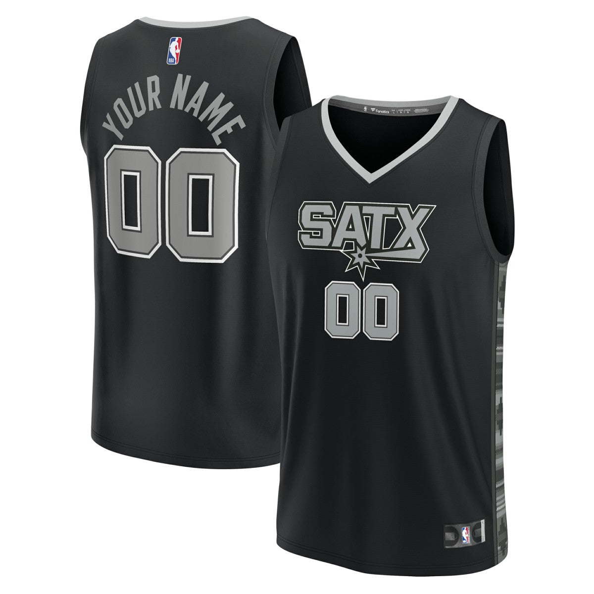 NBA San Antonio Spurs Youth Fast Break Replica Custom Jersey