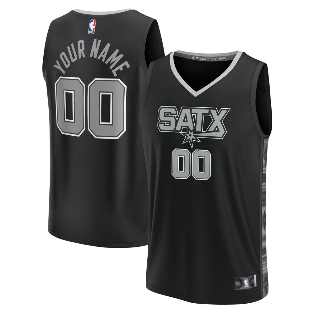 NBA San Antonio Spurs Youth Fast Break Replica Custom Jersey