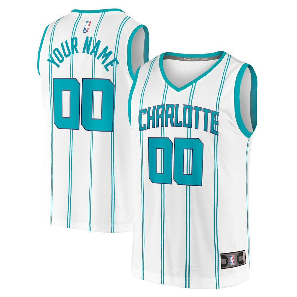 NBA Charlotte Hornets Fast Break Custom Replica Jersey