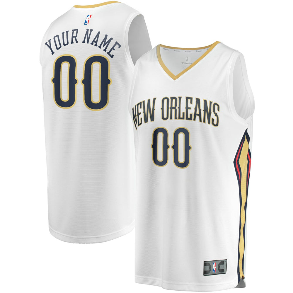 NBA New Orleans Pelicans Unisex Custom Fast Break Jersey