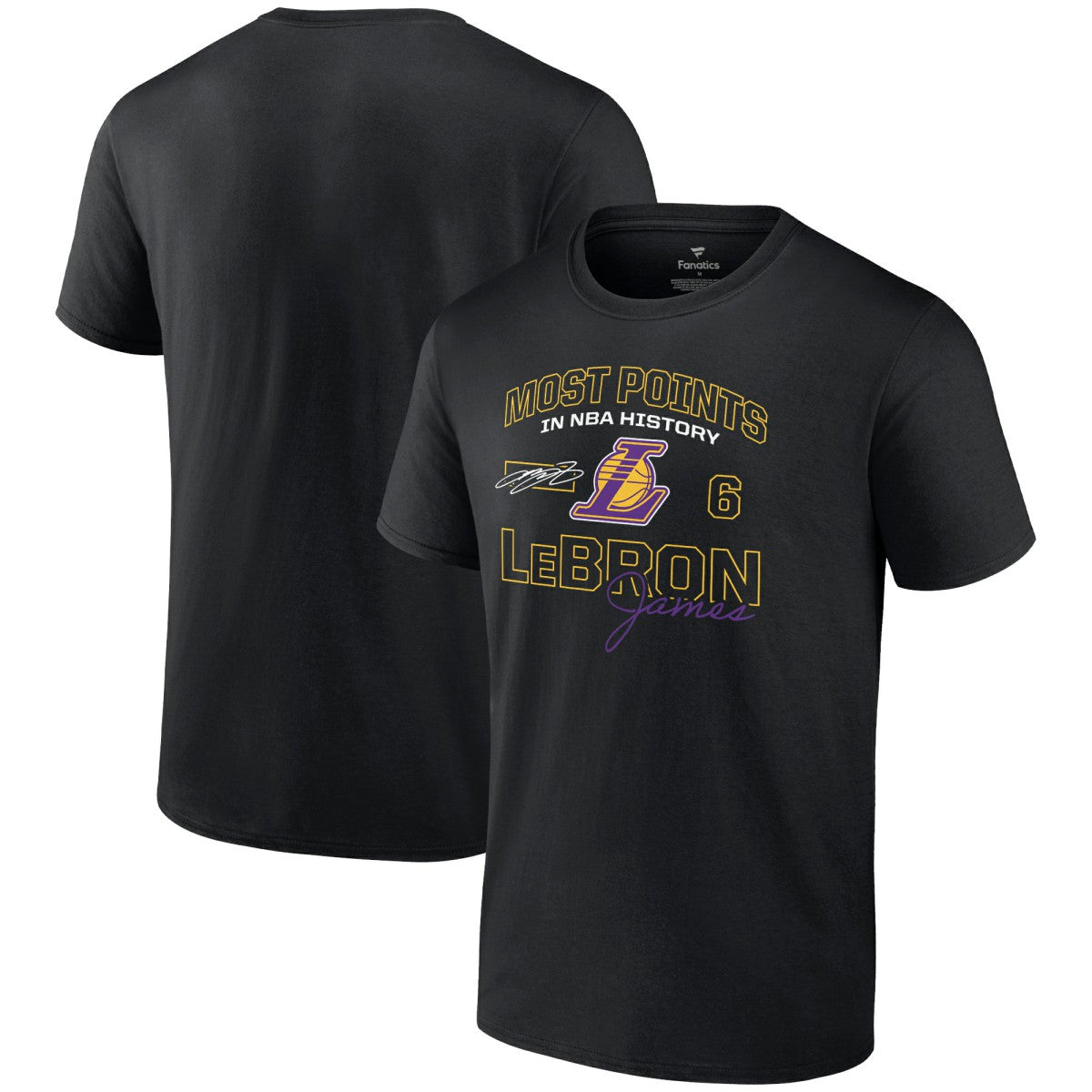 NBA LeBron James Los Angeles Lakers Most Points in NBA History T-Shirt
