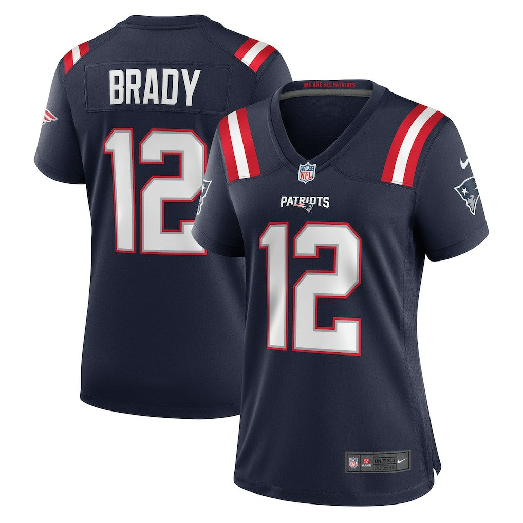 Tom Brady  Women's Retired Game Jersey - New England Patriots