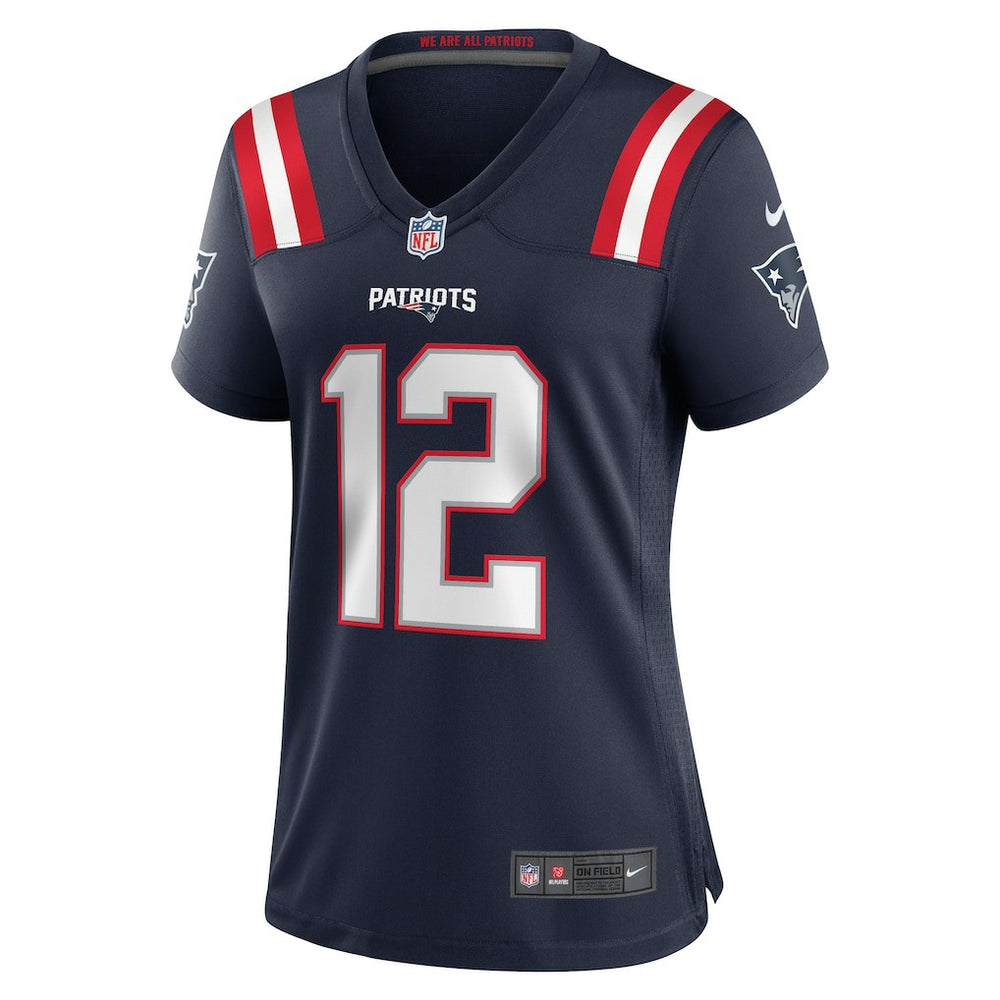 Tom Brady  Women's Retired Game Jersey - New England Patriots