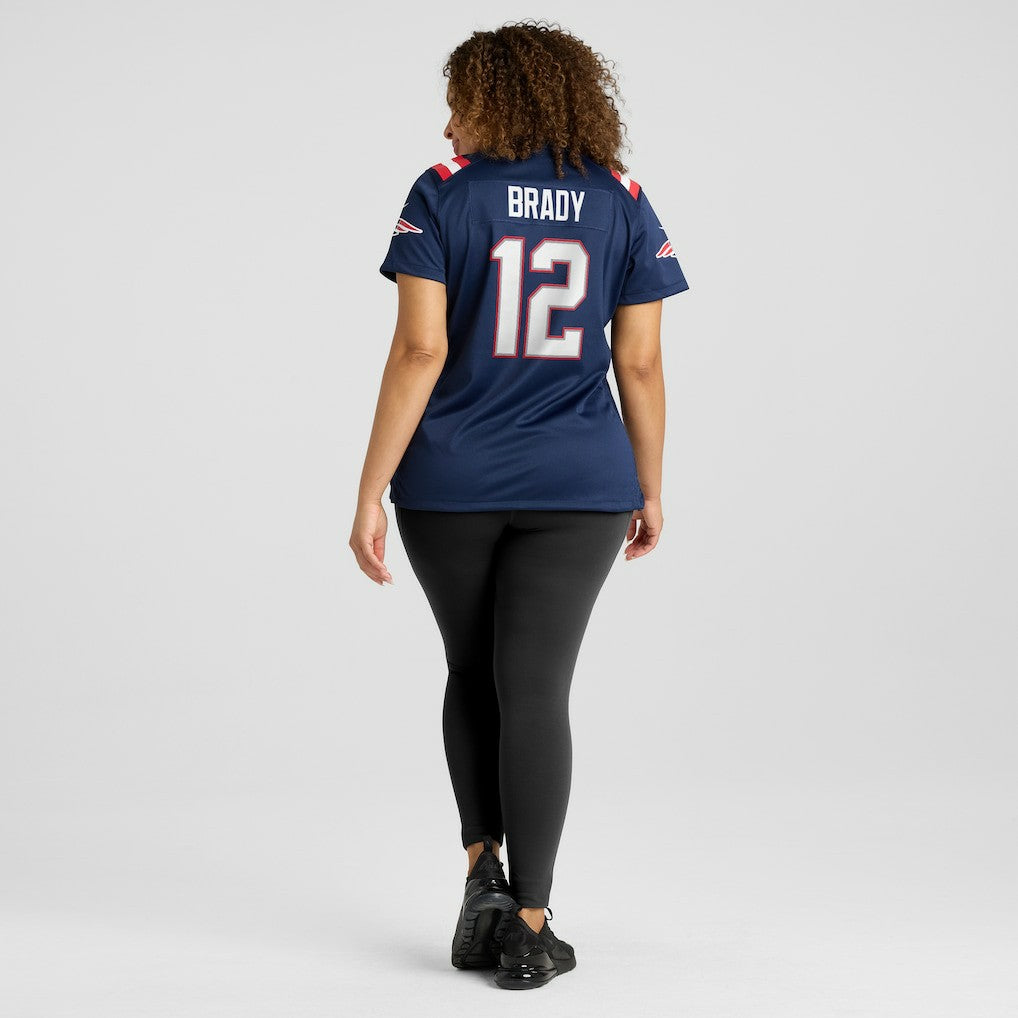 Tom Brady  Women's Retired Game Jersey - New England Patriots