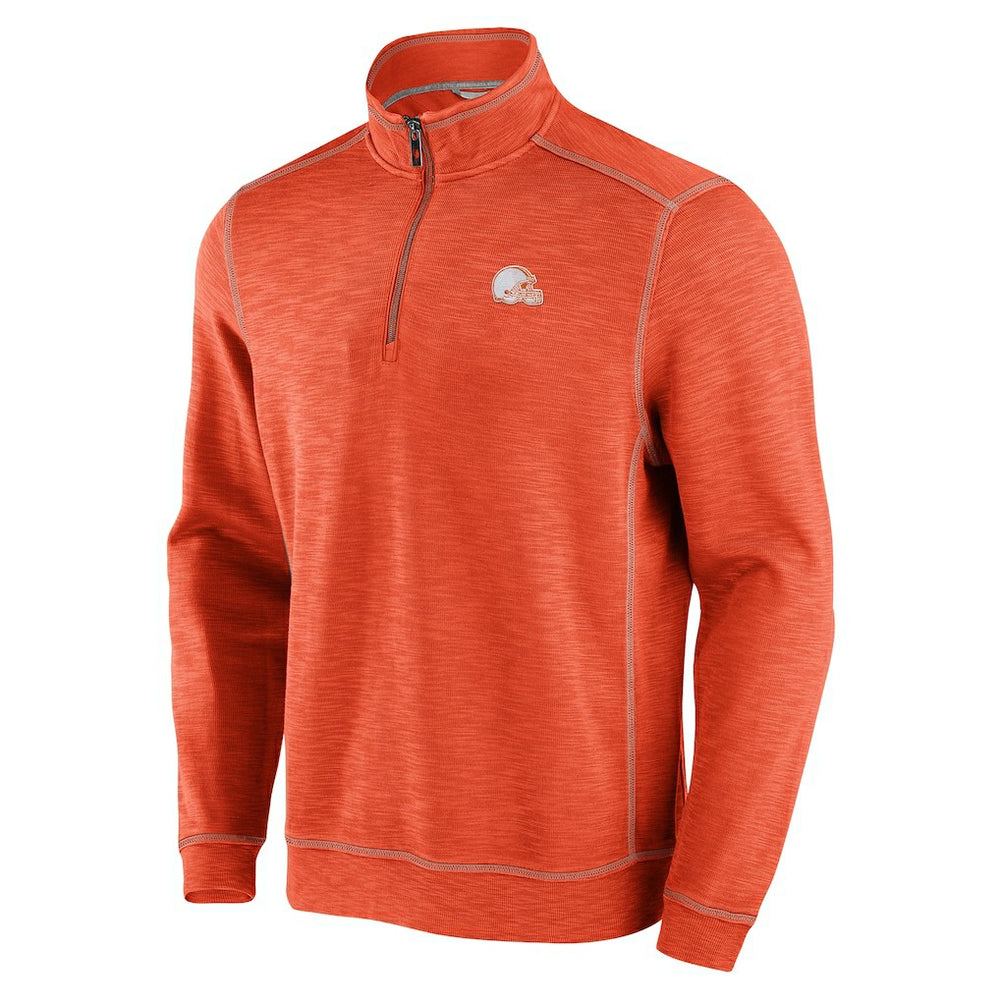 Tobago Bay Tri-Blend Half-Zip Sweatshirt - Cleveland Browns