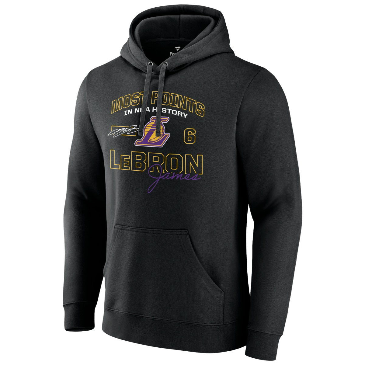 NBA LeBron James Los Angeles Lakers Most Points in NBA History Pullover Hoodie