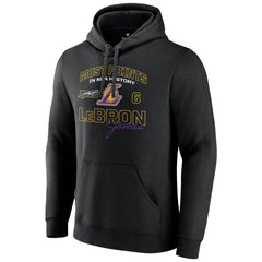 NBA LeBron James Los Angeles Lakers Most Points in NBA History Pullover Hoodie