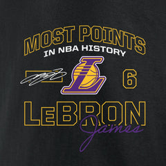 NBA LeBron James Los Angeles Lakers Most Points in NBA History Pullover Hoodie