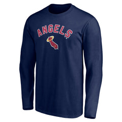 MLB California Angels Personalized Cooperstown Collection Winning Streak Long Sleeve T-Shirt