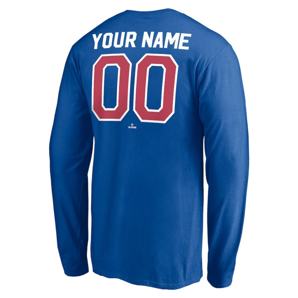MLB Chicago Cubs Personalized Cooperstown Collection Winning Streak Long Sleeve T-Shirt