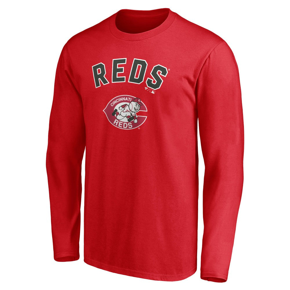 MLB Cincinnati Reds Personalized Cooperstown Collection Winning Streak Long Sleeve T-Shirt