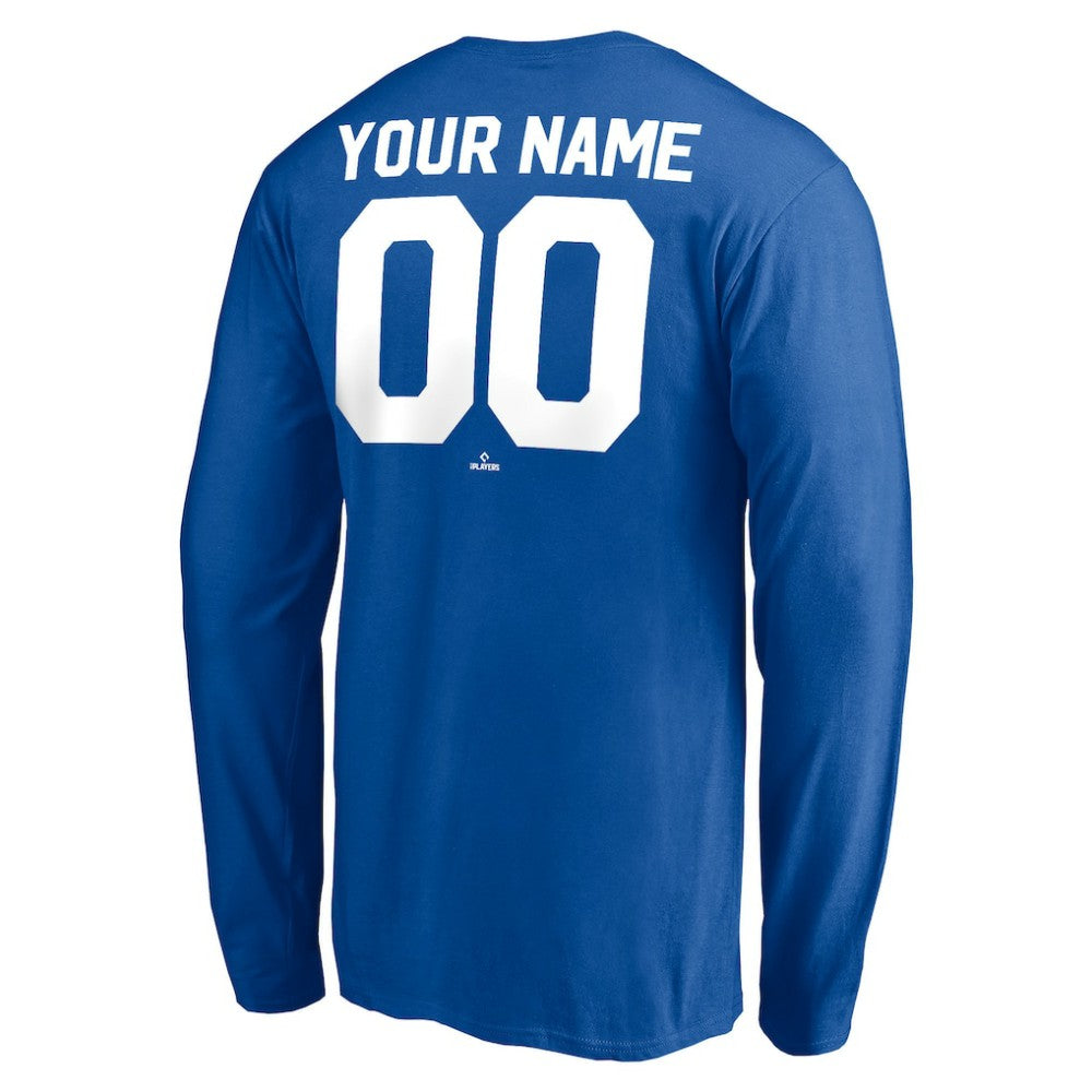 MLB Los Angeles Dodgers Personalized Cooperstown Collection Winning Streak Long Sleeve T-Shirt