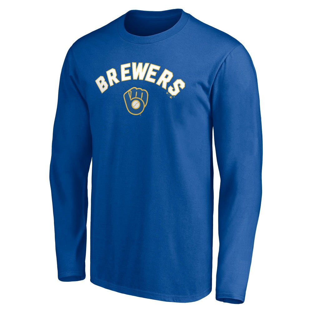 MLB Milwaukee Brewers Personalized Cooperstown Collection Winning Streak Long Sleeve T-Shirt