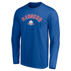 MLB Texas Rangers Personalized Cooperstown Collection Winning Streak Long Sleeve T-Shirt