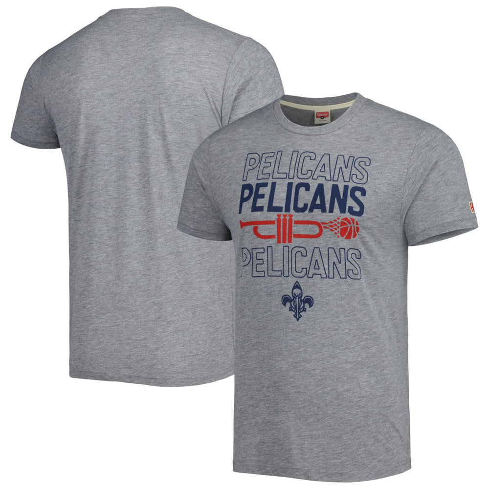 NBA New Orleans Pelicans Homage Unisex Hometown Hyper Local Tri-Blend T-Shirt