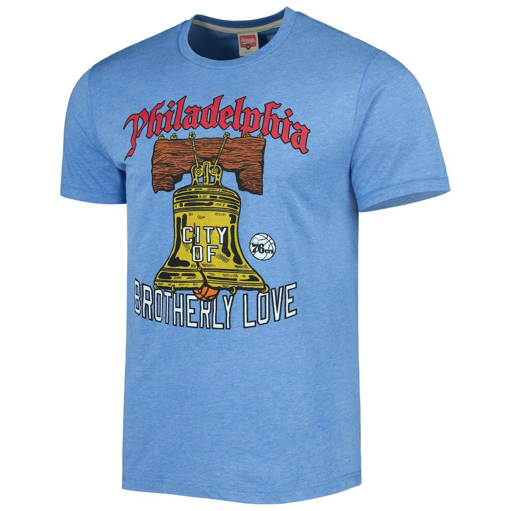 NBA Philadelphia 76ers Homage Unisex Hometown Hyper Local Tri-Blend T-Shirt