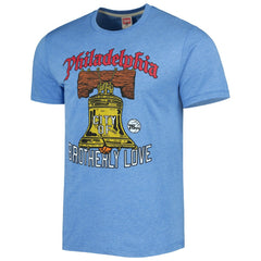 NBA Philadelphia 76ers Homage Unisex Hometown Hyper Local Tri-Blend T-Shirt