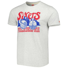 NBA Philadelphia 76ers Homage Unisex Hometown Hyper Local Tri-Blend T-Shirt
