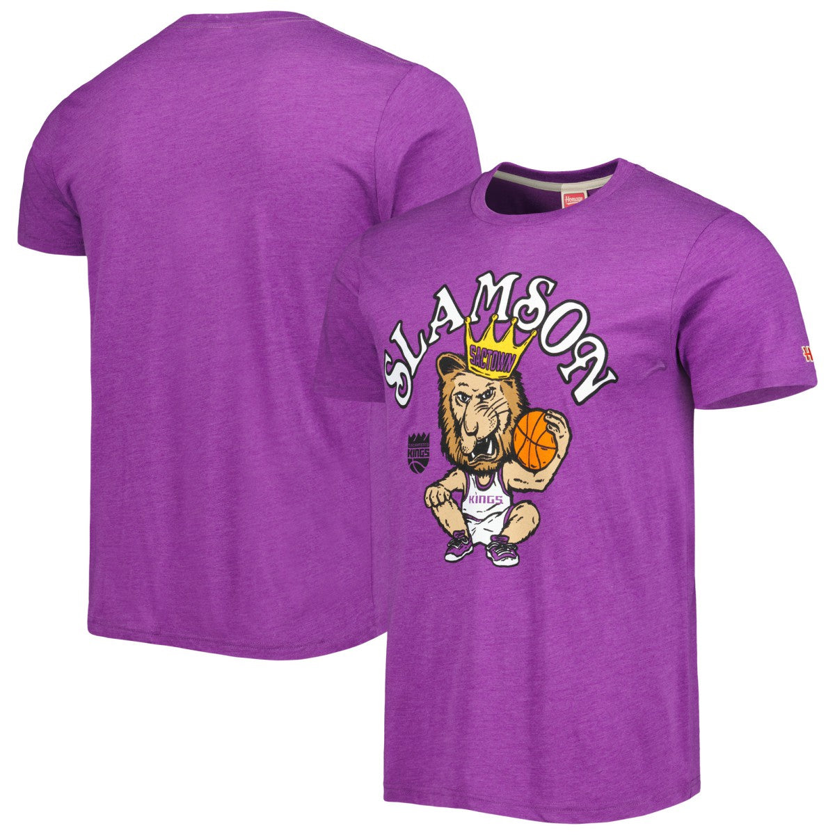 NBA Sacramento Kings Homage Unisex Team Mascot Tri-Blend T-Shirt
