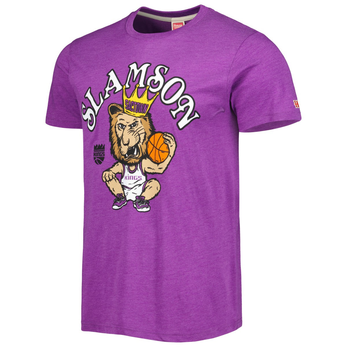 NBA Sacramento Kings Homage Unisex Team Mascot Tri-Blend T-Shirt
