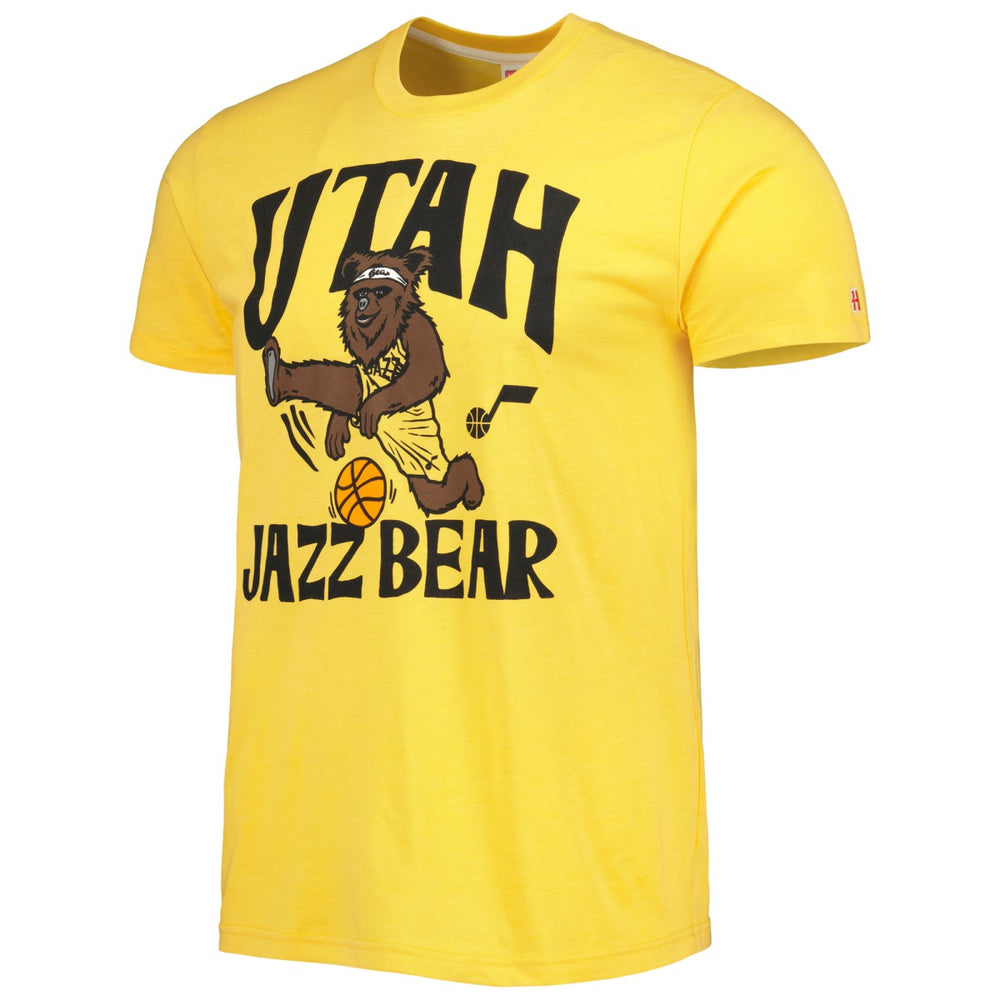 NBA Utah Jazz Homage Unisex Team Mascot Tri-Blend T-Shirt