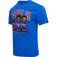 NBA Joel Embiid, Tobias Harris, James Harden Philadelphia 76ers Pro Standard Multi Lineup T-Shirt