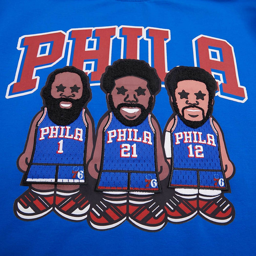 NBA Joel Embiid, Tobias Harris, James Harden Philadelphia 76ers Pro Standard Multi Lineup T-Shirt