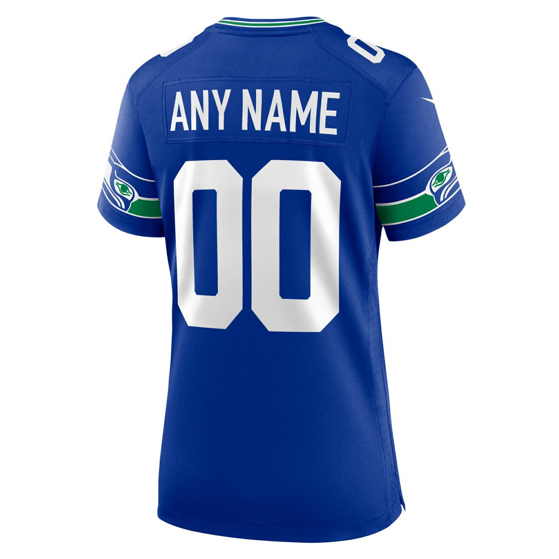 Women's Throwback Custom Jersey - Seattle Seahawks