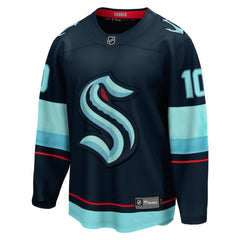 NHL Deep Sea Blue Matty Beniers Seattle Kraken Fanatics Premier Breakaway Player Jersey