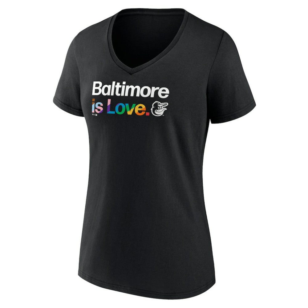 MLB Baltimore Orioles Women's City Pride V-Neck T-Shirt