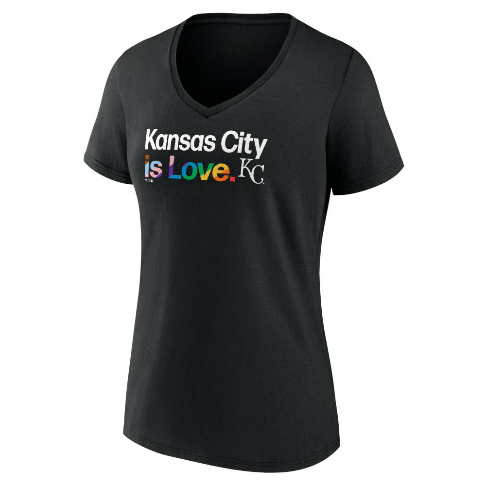 MLB Kansas City Royals Women's City Pride V-Neck T-Shirt