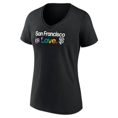 MLB San Francisco Giants Women's City Pride V-Neck T-Shirt
