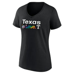 MLB Texas Rangers Women's City Pride V-Neck T-Shirt
