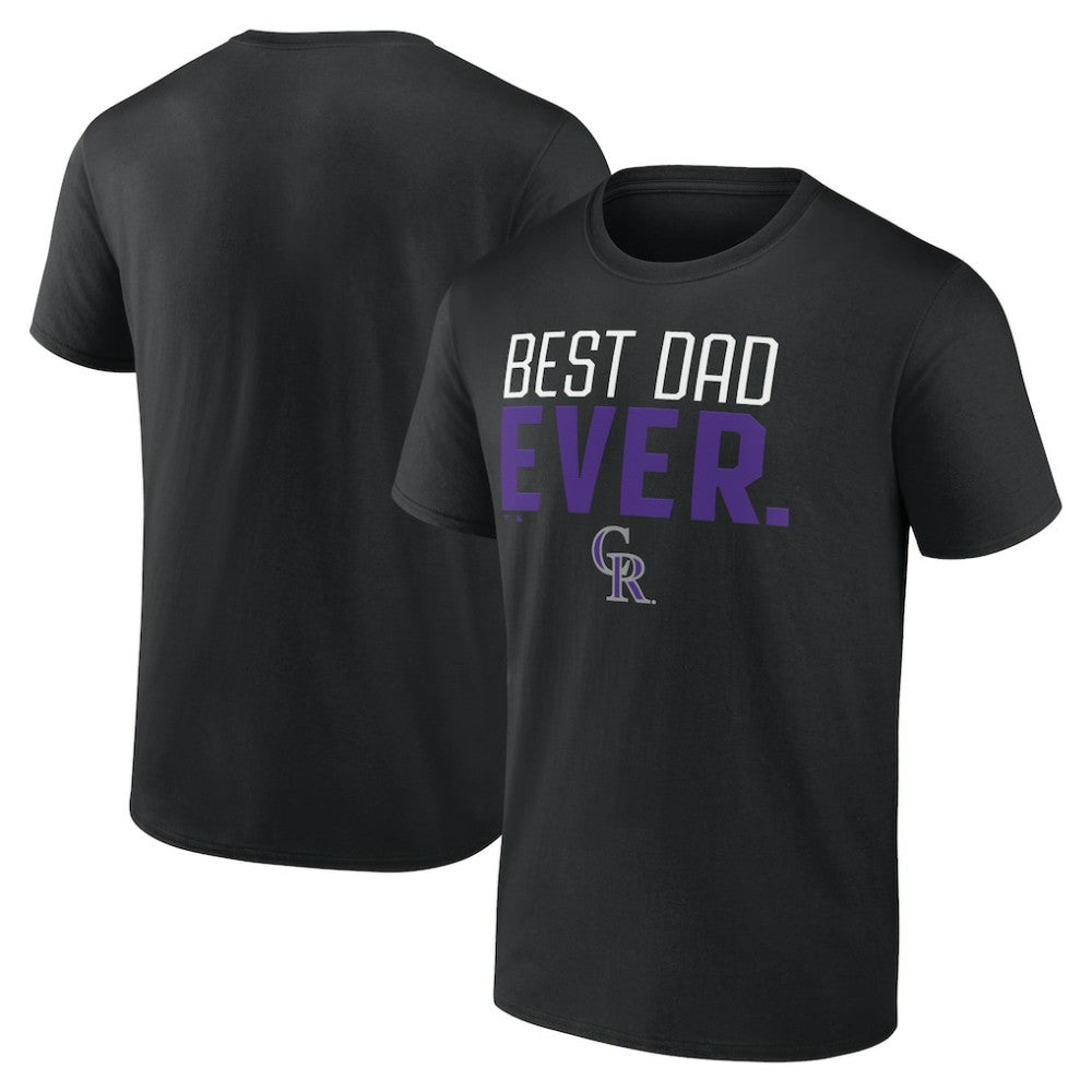 MLB Colorado Rockies Best Dad Ever T-Shirt