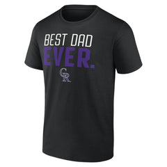 MLB Colorado Rockies Best Dad Ever T-Shirt