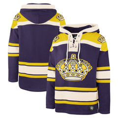NHL Purple Los Angeles Kings '47 Superior Lacer Hoodie