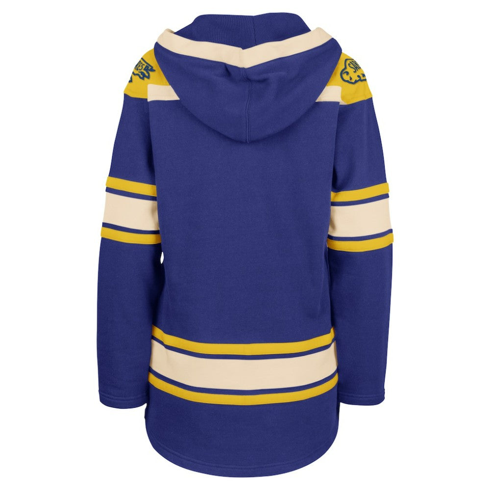 NHL Royal Buffalo Sabres '47 Women's Superior Lacer Pullover Hoodie