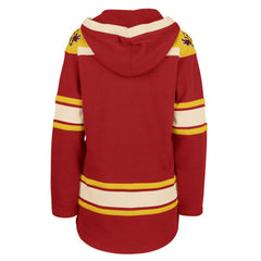 NHL Red Calgary Flames '47 Women's Superior Lacer Pullover Hoodie